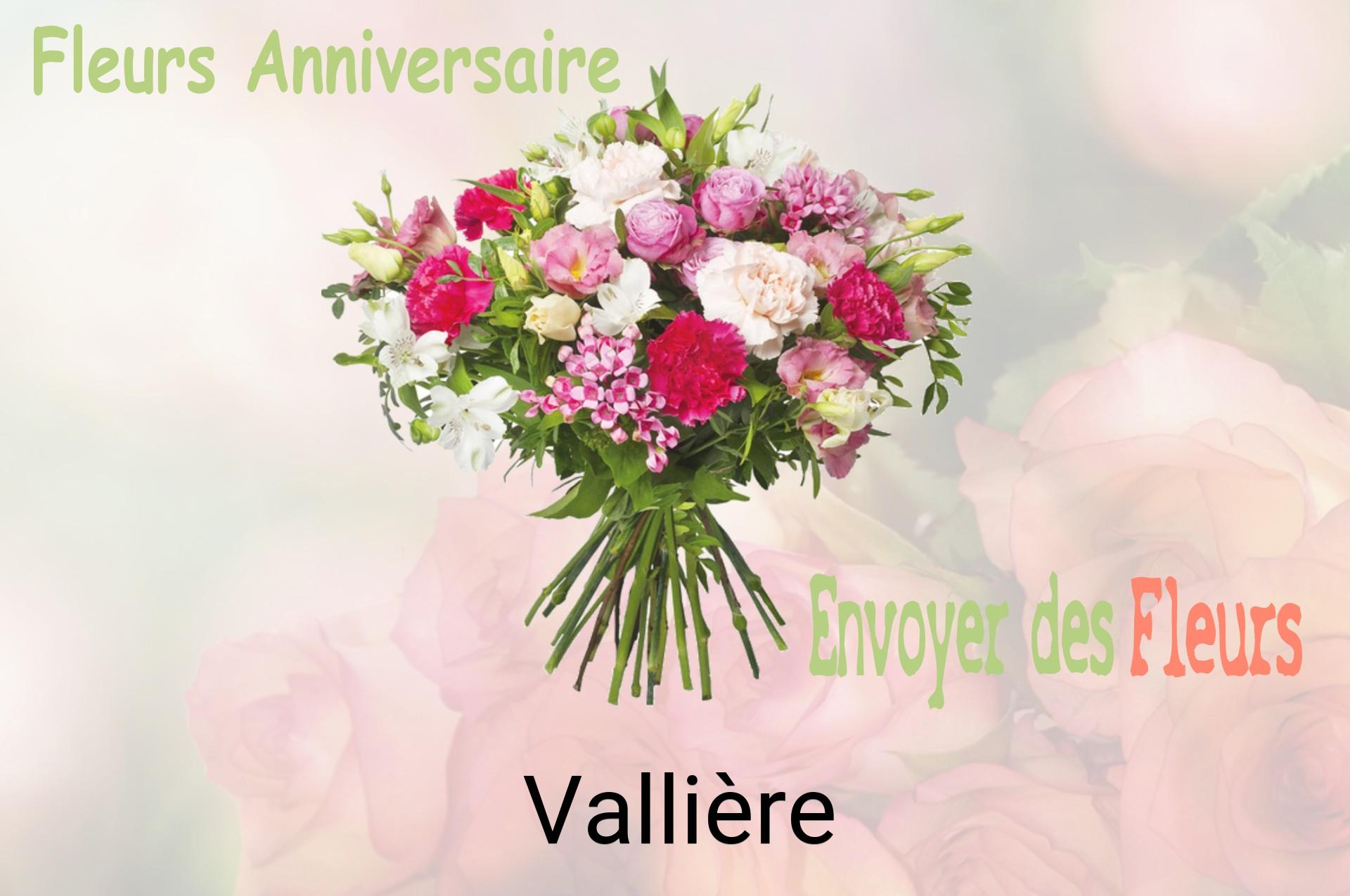 Bouquet de fleurs d’anniversaire livré à Vallière